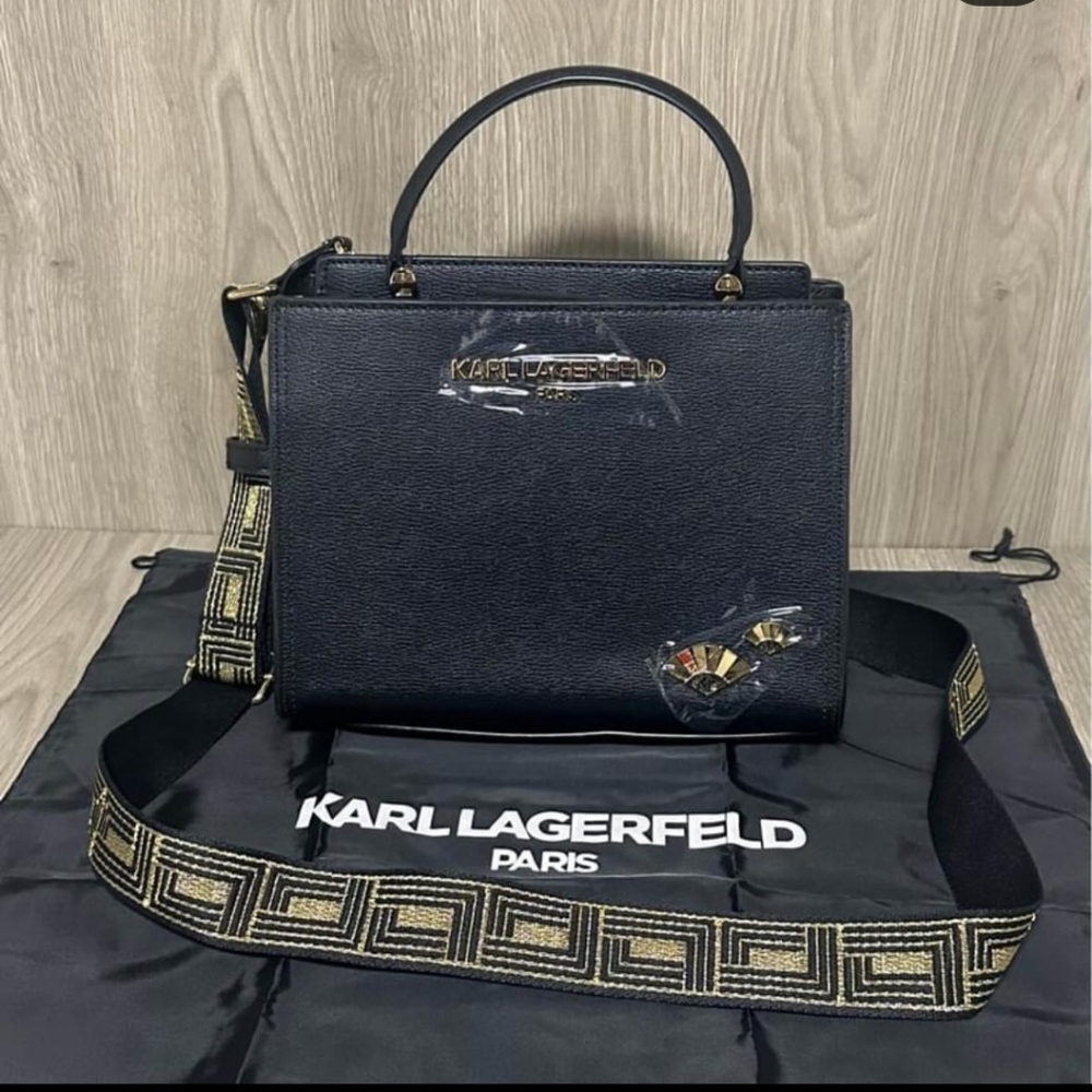 KARL LAGERFELD BLACK PURSE NWT